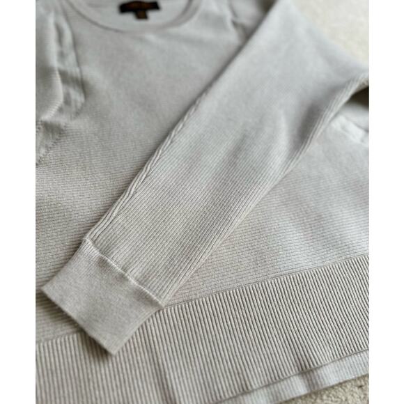 Truth: Boxy Ribbed Neutral Cream Sweater - Picture 4 of 6